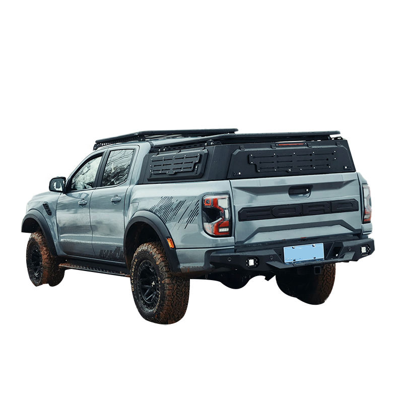 防水スチールハードトップピックアップ 4X4 トラックトッパーキャンピングカートノーベッドカバーキャップキャノピージープグラディエーター